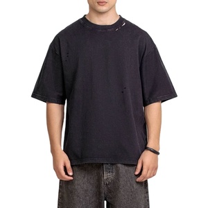 เสื้อยืดคอกลมทรงหลวม ผ้าไหม/ผ้าฝ้าย ซักง่าย ดีไซน์ไหล่ตก น้ำหนักเบา เหมาะสำหรับฤดูร้อน แขนสั้น สีพื้น แห้งเร็ว - Product Image 1