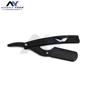 Navaja de Afeitar Profesional para Barbería, con Mango para Bigote, Navaja de Afeitar Recta para Hombre, Calidad Clásica de Salón, Moldeador de Barba, Cortador de Pelo, Duradero - Product Image 5