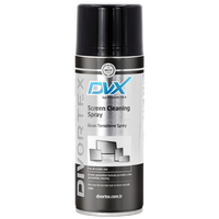 Spray Limpiador de Pantallas de TV LCD, TFT, LED y Plasma DVX, 400 ml, pH Neutro, Antibacterial, Sin Rayas, Sin Residuos
