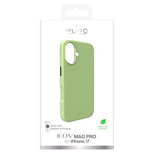 Funda Protectora Trasera de Silicona TPU Verde Icon Mag Pro para iPhone 17 - Product Image 2