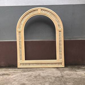 Espejo de mimbre hecho a mano para decoración del hogar, espejo de pared antiguo - Product Image 2