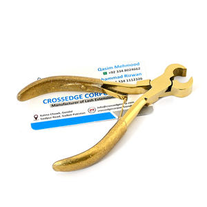 Herramienta de extensión de cabello dorada, cortador de unión de cabello de colores de titanio, bordes afilados limpios, Corte durante el proceso de preinstalación - Product Image 1