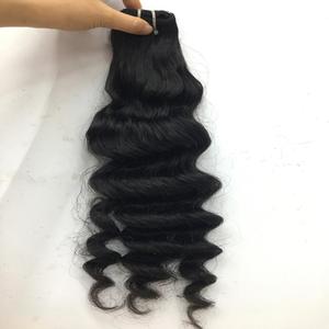 Extensions de cheveux humains vierges indiens crus brésiliens vietnamiens droits à cuticules alignés nouvelle vague naturelle indienne crue brésilienne - Product Image 4