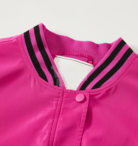 Veste de baseball d'hiver en laine personnalisable unisexe à col montant et broderie en chenille Style universitaire pour hommes - Product Image 5