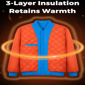 100% Nylon Puffer Bomber Veste pour Hiver Street Wear Mode Coupe-Vent Col en Tricot Côtelé Poignets Ourlet Personnalisable Marque Privée - Product Image 6