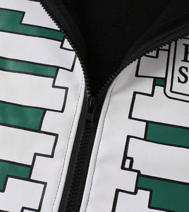 Up-Felt-Impex Men's Skull Print Zip Closure Cordón Cremallera Sudadera con capucha Casual Manga larga French Terry Hoodie para hombres - Product Image 4