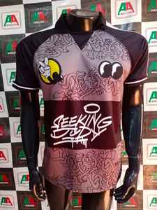 2022, ropa de fútbol de alta calidad, pantalones cortos personalizables OEM con número de sublimación, calcetines de jugador, mangas cortas - Product Image 2