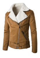 Vestes pour hommes de haute qualité, style personnalisé, amovibles, fines, en cuir véritable, formelles, imperméables, coupe-vent, réversibles