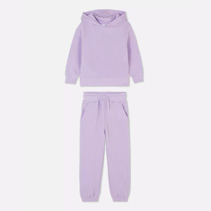 Conjunto de 2 piezas personalizable de alta calidad, pantalones de chándal ajustados para mujer, Joggers, patrón sólido, tejido informal, uso diario, teñido liso, 100% - Product Image 3