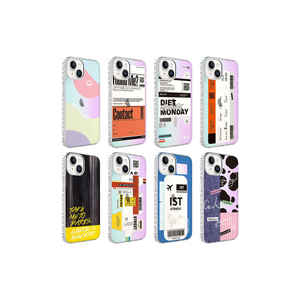 Coque en silicone élégante à motifs Netzy, compatible avec l'iPhone 14 Plus, Safa Elegans, coque arrière de haute qualité NO7 - Product Image 2