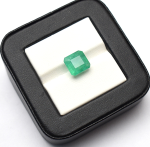 ¡Calidad de grado AAA 4,5 Ct! 100% Natural Esmeralda Octágono sin calentar Corte Esmeralda, Corte Asscher, Corte Cuadrado 9 mm - Product Image 2