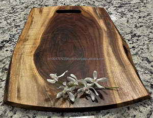 Bloc à découper en bois d'acacia massif, écologique, épaisseur personnalisée, lavable au lave-vaisselle, en stock pour la vente en gros - Product Image 5