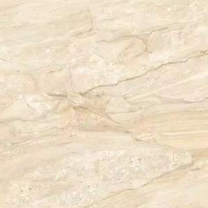 Dyna Beige 600x600mm Carreaux de porcelaine polie 60x60cm Aspect marbre brillant 2x2 ft Revêtement de sol Carreaux de céramique - Product Image 1