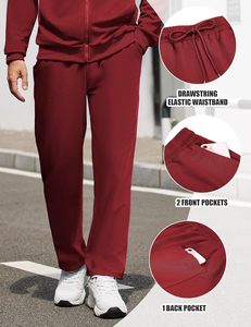 Conjunto Deportivo Personalizado para Hombre con Logotipo, Felpa de Algodón de 380 Gramos, Sudadera con Capucha y Pantalones Jogger para Gimnasio y Uso Casual, Conjunto de Dos Piezas para Entrenamiento - Product Image 3