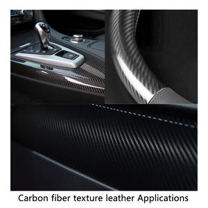 Funda <span class=keywords><strong>para</strong></span> <span class=keywords><strong>volante</strong></span> de cuero y fibra de carbono <span class=keywords><strong>para</strong></span> tapicería de coche, venta al por mayor de fábrica - Product Image 3