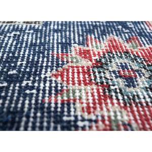 Tapis en laine noués à la main de grande taille, style vintage, motif médaillon rouge et orange, pour salon ou couloir - Pae-2256 - Product Image 3