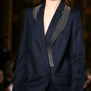 Broche de mariage unique faite à la main avec broderie de perles, perles de haute qualité, écologiques, luxe, veste, Glowin Fashion - Product Image 1