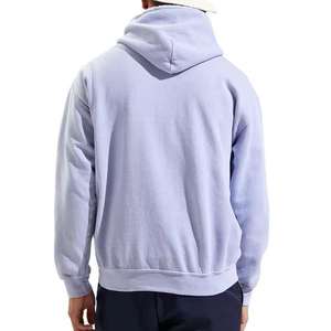 Sweat à capuche pour homme personnalisé OEM, imprimé, respirant, motif uni, 100% coton, vêtement décontracté - Product Image 2