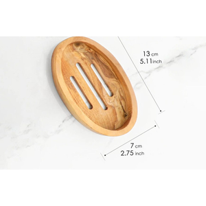 SANIYA HANDICRAFT Porte-savon en bois écologique de luxe avec forme personnalisée pour la salle de bain - Product Image 6