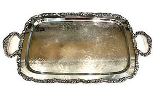 Venta caliente bandeja de servicio bandeja de diseño maravilloso gran calidad bandeja de metal para té y café al precio más barato - Product Image 3