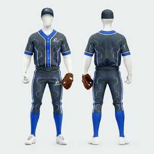 Uniforme de Béisbol Sublimado Personalizado 2026 para Jóvenes, Jersey de Béisbol OEM de Buena Calidad para Hombre - Product Image 1