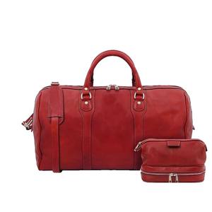 Stylish Customised Genuine Vegan PU Leather Weekender <b>Duffel</b> <b>Bag</b> Casual <b>Travel</b> Fashionable Adjustable Strap Zipper Daily Use - Product Image 4
