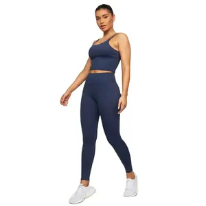 Best Quality Breathable Womens Gym Fitness Wear Athletic Apparel 2023 Workout Clothing Sports Bra And Yoga Pants for women