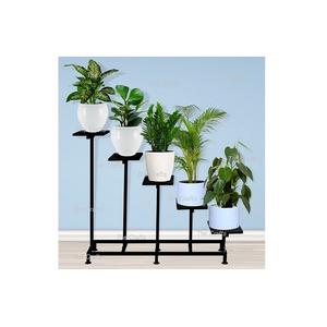 Support de pot de fleurs en fer noir de haute qualité pour la décoration de la maison - Product Image 1