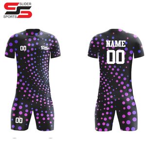 Camiseta de fútbol personalizada con sublimación completa de alta calidad, conjunto de uniforme deportivo impreso, kits de fútbol para equipos, conjunto completo de fútbol - Product Image 4
