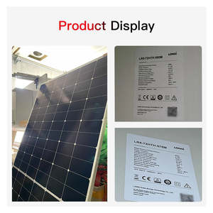 Paneles Solares de 585W, Bifaciales, de Media Celda, PERC, Totalmente Negros, de Doble Vidrio, Módulo Fotovoltaico con 23% de Eficiencia, Alto Rendimiento, para Montaje en Suelo a Escala Industrial - Product Image 2