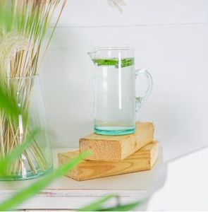 FONCTIONNALITÉ Design classique Pichet à eau en résine de polyester Texture en résine avec motif de tourbillon Aqua abricot pour cadeau de Noël de cuisine - Product Image 3