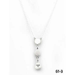 Collier artisanal du Sud-Ouest en argent sterling avec motif floral paon et dahlia - Product Image 4