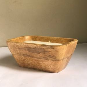 Cuenco de vela de madera de Mango redondo, cuenco de vela de lujo de alta calidad, el más barato, nuevo diseño - Product Image 5