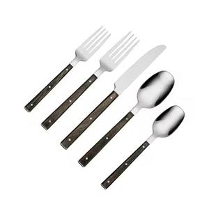 Ensemble de couverts de luxe en métal poli couverts en acier inoxydable durables pour la cuisine à domicile et la vaisselle de fête - Product Image 5