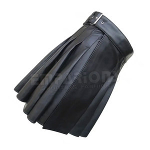 ที่ขายดีที่สุดสีทึบปกติติดตั้งหนัง Kilts สำหรับผู้ใหญ่สุภาพสตรีที่กำหนดเอง Kilts ทำในปากีสถาน - Product Image 5