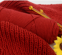 Custom Color 8 Ply 100g Milk Cotton Yarn Super Soft Crochet Knitting Yarn for Sweaters Scarves Hats Baby Clothes and Crafts