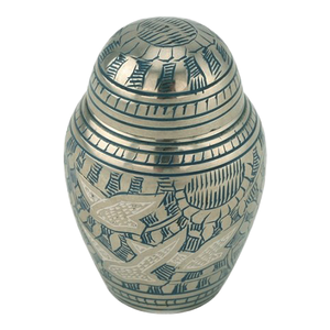 High Quality Exclusive Stainless Steel Cremation <b>Urn</b> Modern Design with Polished Finish & Secure Seal for Ashes Storage - Product Image 2