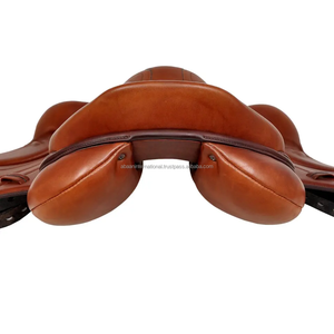 SELLE DE SAUTAGE DE CHEVAL EN CUIR VÉRITABLE DE CONCEPTION RÉCEPTÉE AVEC FINITION FINE ET COUTURES MODÈLE DE COULEUR LOGO PERSONNALISÉ OEM - Product Image 2