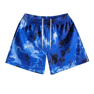 Wholesale Custom Unisex Casual Summer Mesh Shorts Up to 6XL Multi Colors with Solid Pattern Mid Waist - Product Image 1