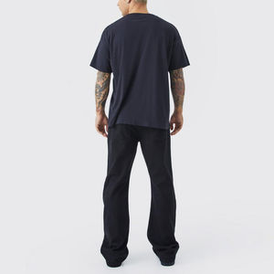 2025, las camisetas de gran tamaño hechas con tela de poliéster personalizada más vendidas para hombres/camisetas de gran tamaño cómodas para hombres - Product Image 4