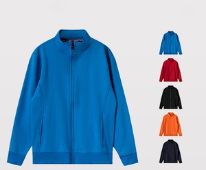 Wholesale Custom Printed <b>Men</b> Heavyweight Silver Fox Fleece Zip <b>Hoodie</b> Autumn Winter Thermal Full-Zip <b>Work</b> Jacket Embroidered - Product Image 6