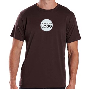 T-shirt pour homme à manches courtes, col rond, coupe ajustée, personnalisable, en mélange polyester/coton, tailles S-3XL - Product Image 3