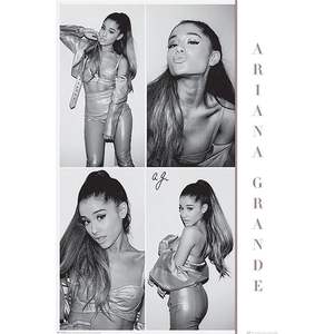 Póster en blanco y negro de Ariana Grande para decoración de pared - Product Image 4