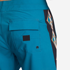 <b>Men's</b> Eco-Friendly High Street Custom Drawstring Canvas Jogger <b>Shorts</b> with Acid Wash - Product Image 4