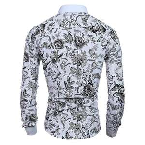 Polo homme uni sublimé western respirant bouton floral chemise de golf pas cher sublimation designer - Product Image 2