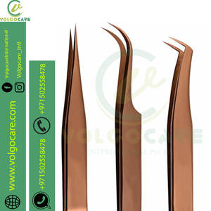 2024 ensemble de 6 pinces à souder inversées en céramique de précision fabriquées avec des pointes pointues et incurvées en acier inoxydable ensemble de pinces à épiler - Product Image 4