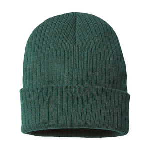 Bonnets de ski d'hiver à revers en côtes durables pour hommes et femmes personnalisés Bonnet souple et souple en jacquard à motif tête de mort - Product Image 3