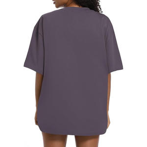 Camiseta de gran tamaño superventas para mujer Camiseta de manga corta 100% algodón para hombre Camiseta de gran tamaño - Product Image 2