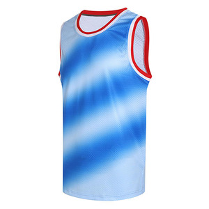 Ropa de Baloncesto de Poliéster de Alta Calidad, Secado Rápido, Transpirable, con Absorción de Humedad, Logotipo Personalizado, Aberturas Amplias en los Brazos, Jersey Deportivo - Product Image 1