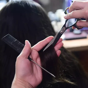 Barber Shears <b>Hair</b> Cutting Professional <b>Hair</b> <b>Scissors</b> Razor Edge Sharp <b>Scissors</b> Stainless Steel <b>Thinning</b> <b>Scissors</b> - Product Image 4